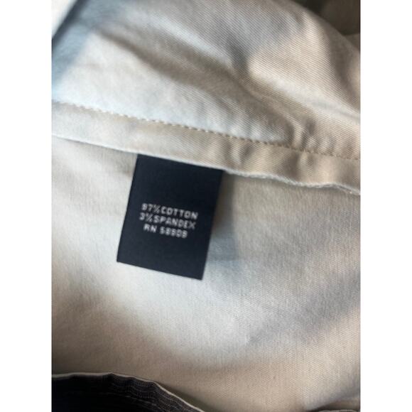 Murano Men’s Light Khaki Alex Fit Flat‎ Front Chino Pants Size 35X32 - Picture 7 of 8